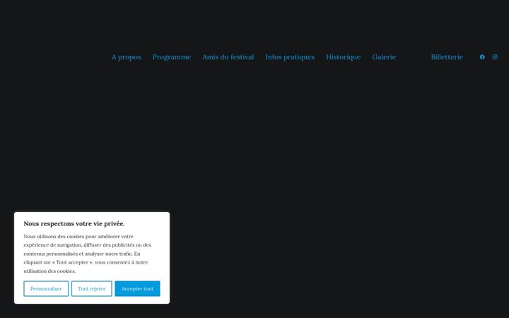 Screenshot of festivaldanniviers.ch