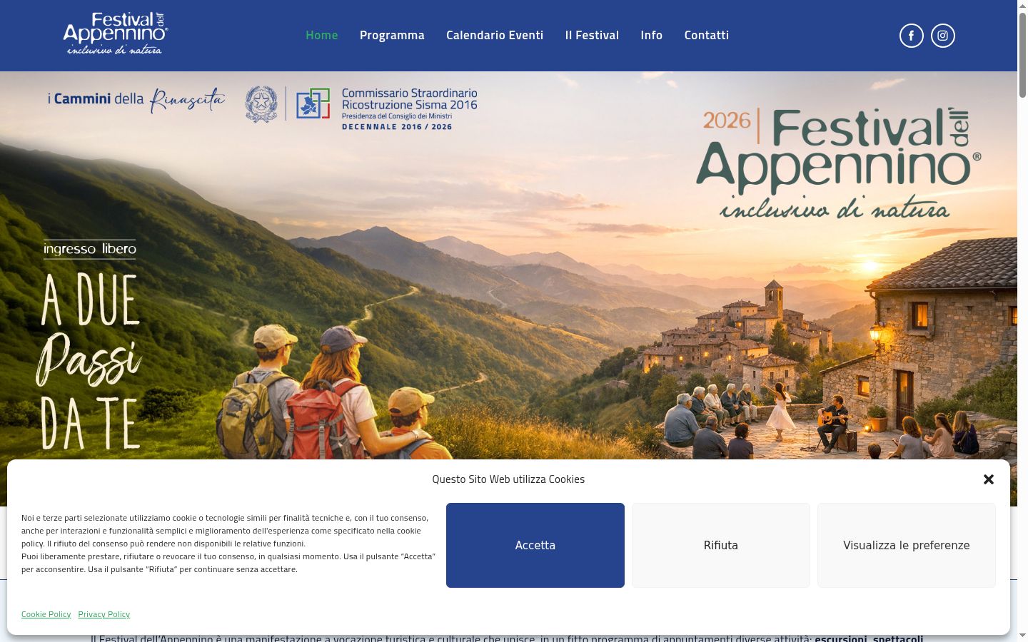 Screenshot tal-banner tal-kunsens muri qabel kwalunkwe interazzjoni