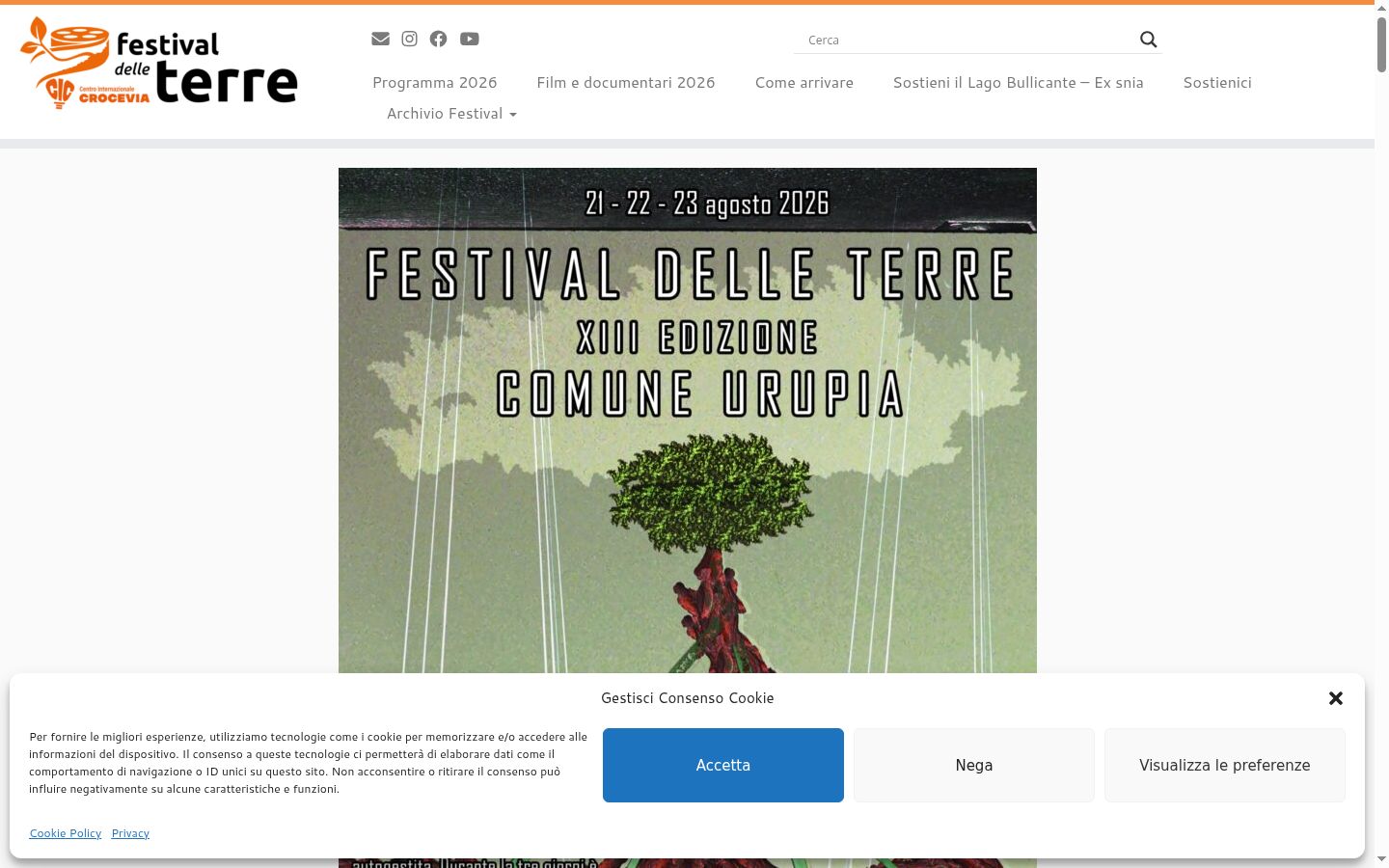 Screenshot tal-banner tal-kunsens muri qabel kwalunkwe interazzjoni