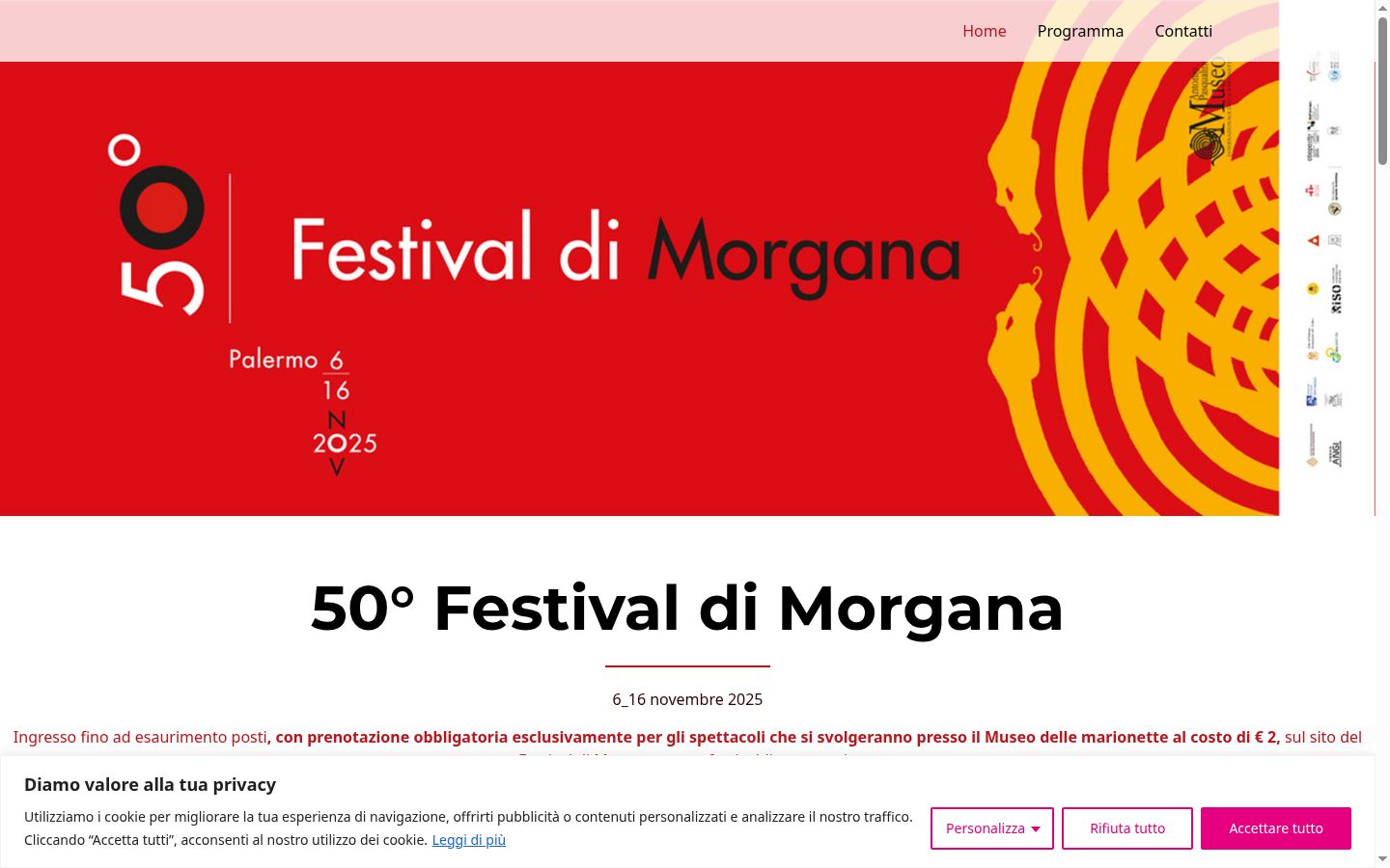 Screenshot tal-banner tal-kunsens muri qabel kwalunkwe interazzjoni
