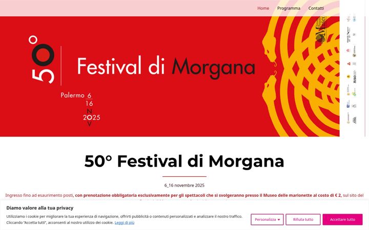Screenshot ta' festivaldimorgana.it