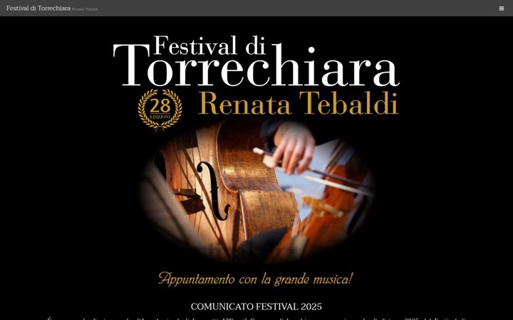Screenshot ta' festivalditorrechiara.it