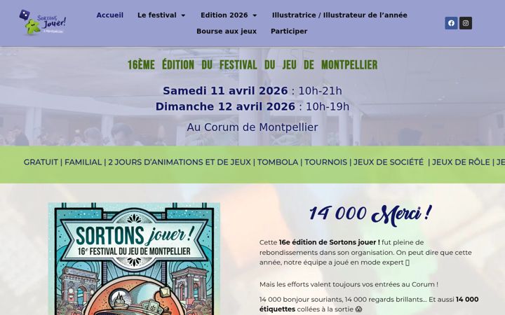 Screenshot of festivaldujeu-montpellier.org
