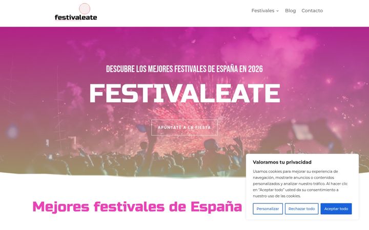 Screenshot of festivaleate.es