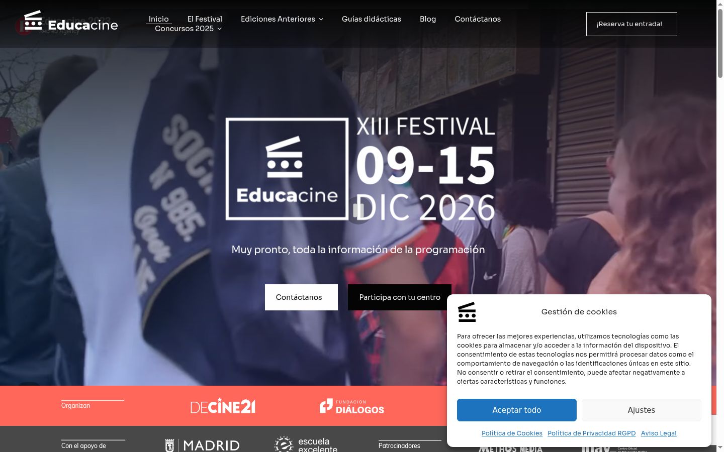 Screenshot tal-banner tal-kunsens muri qabel kwalunkwe interazzjoni