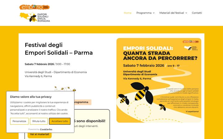 Screenshot ta' festivalempori.it