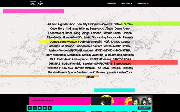 Screenshot of festivalimpulso.pt