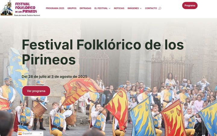 Kuvakaappaus sivustosta festivaljaca.es
