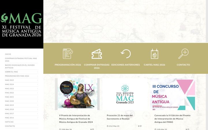 Screenshot of festivalmag.es
