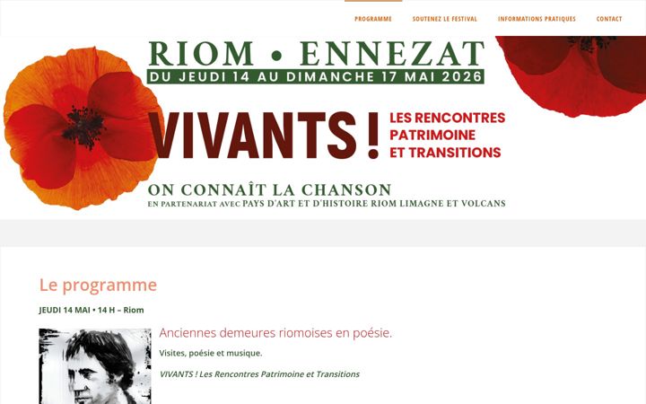 Screenshot of festivalonconnaitlachanson.fr
