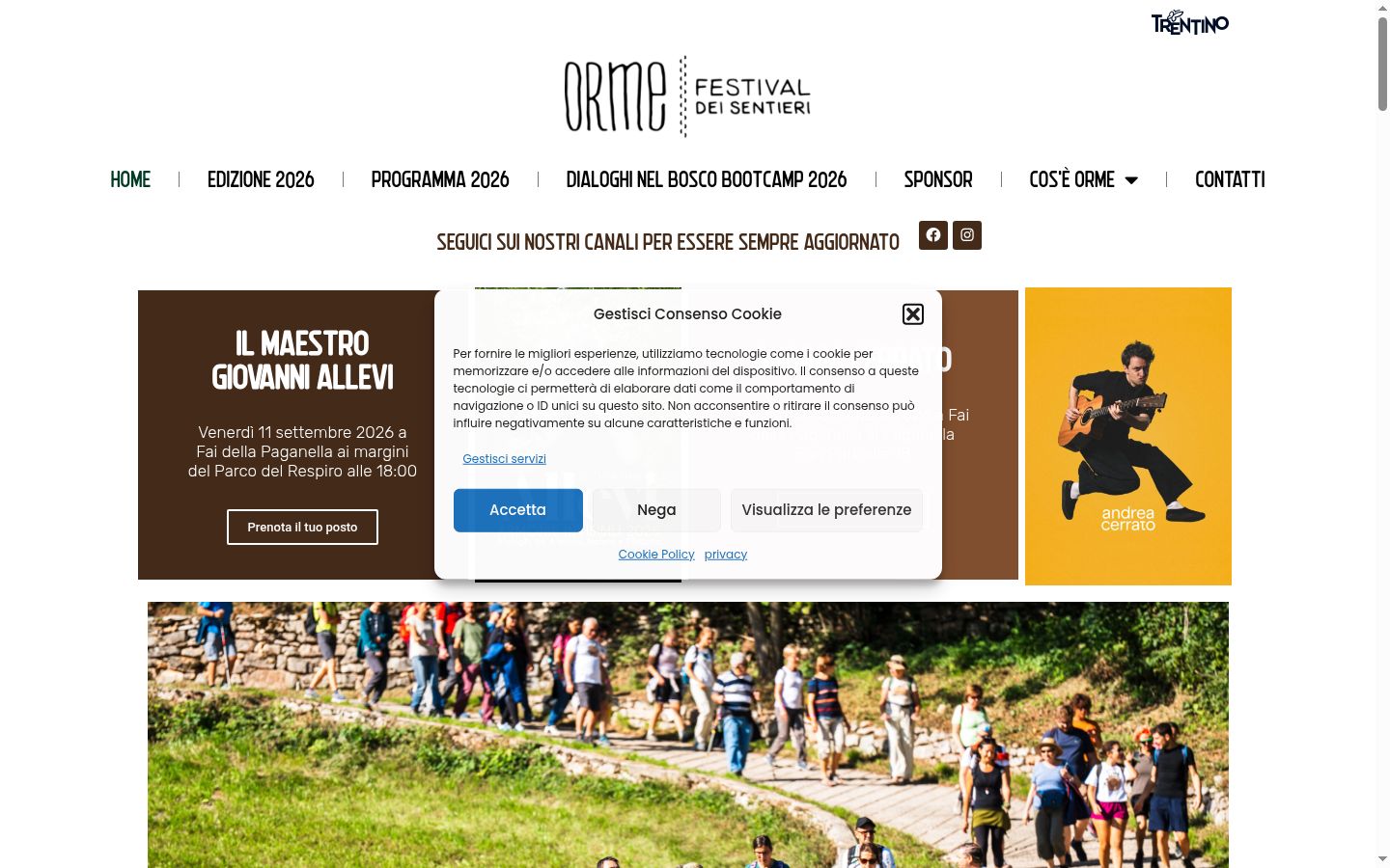 Screenshot tal-banner tal-kunsens muri qabel kwalunkwe interazzjoni