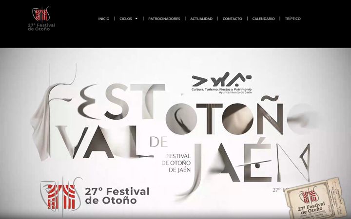 Kuvakaappaus sivustosta festivalotonojaen.es