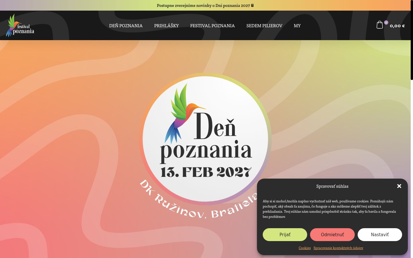 Screenshot van de toestemmingsbanner zoals getoond vóór enige interactie