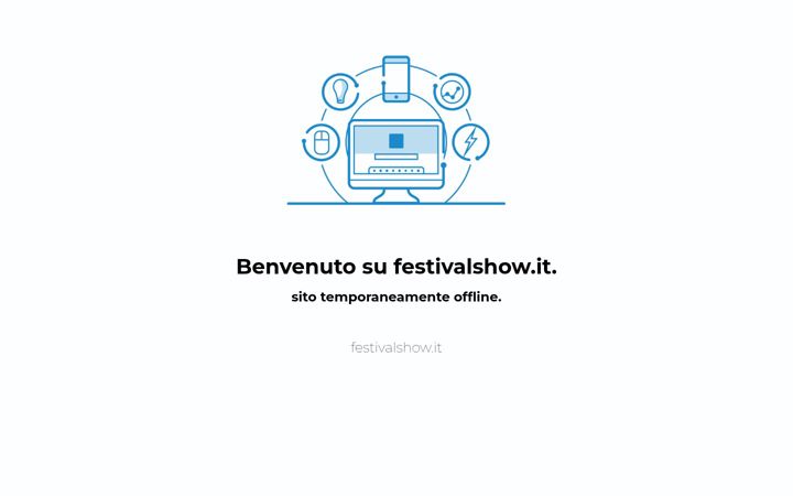 Screenshot ta' festivalshow.it