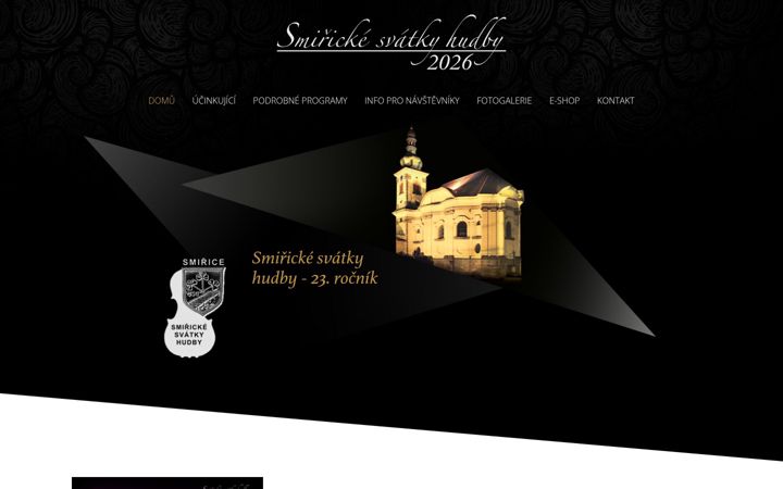 Screenshot of festivalsmirice.cz