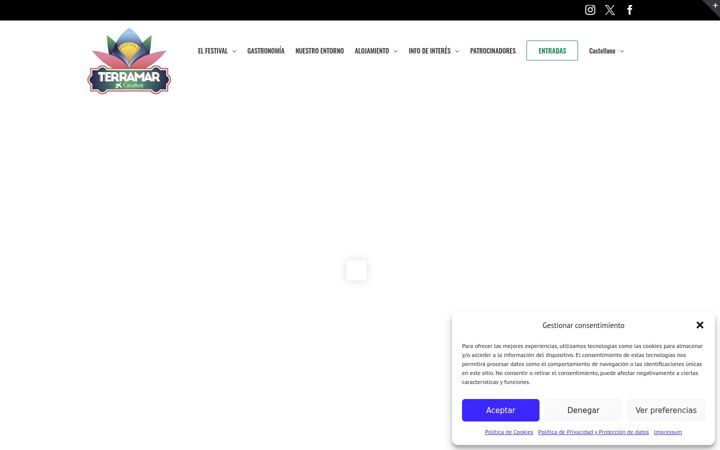 Екранна снимка на festivalterramarcaixabank.com