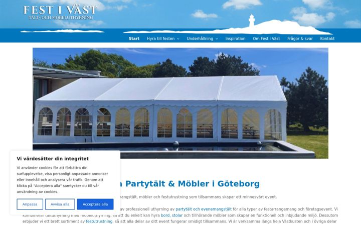 Screenshot of festivast.se