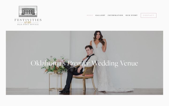 Screenshot of festivitieseventcenter.com