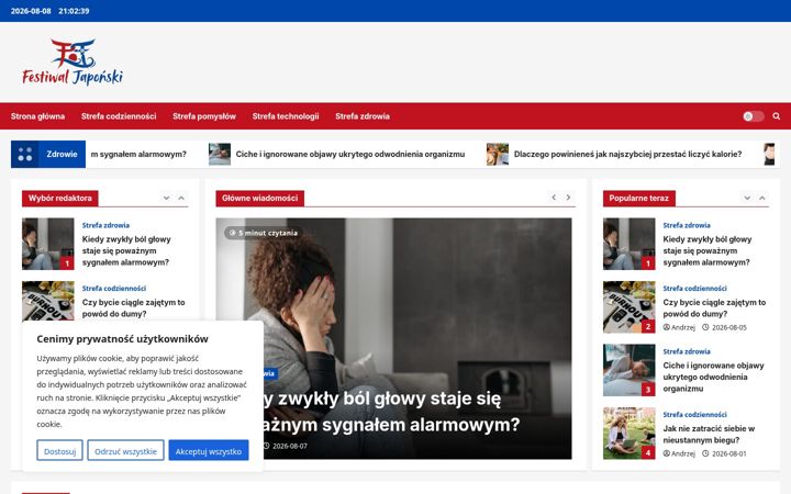 Screenshot of festiwaljaponski.pl