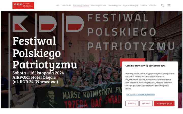 Screenshot of festiwalpolskiegopatriotyzmu.pl