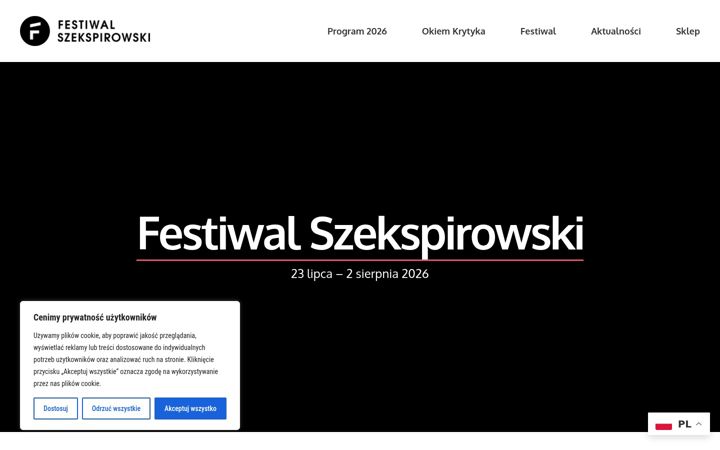 Screenshot of festiwalszekspirowski.pl