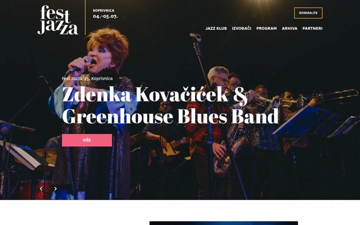 Screenshot of festjazza.com