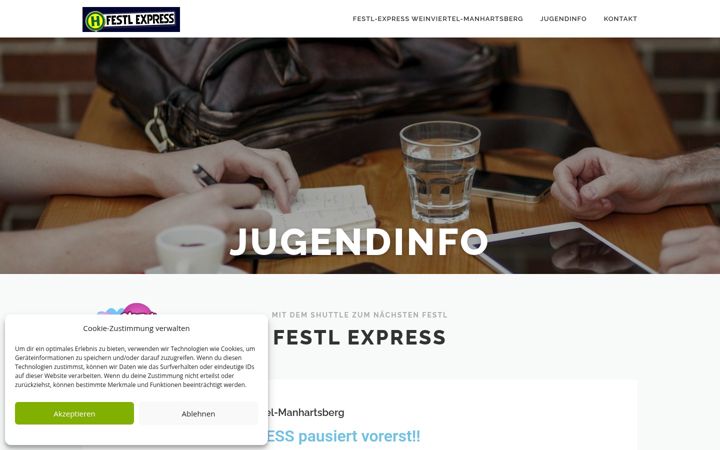 Screenshot of festlexpress.at