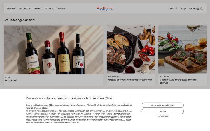 Zrzut ekranu festligare.se