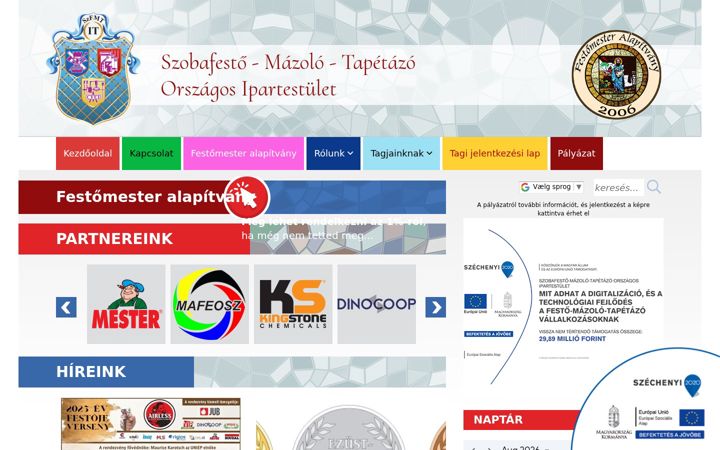 Screenshot of festnet.hu