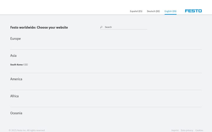 Screenshot of festo.science