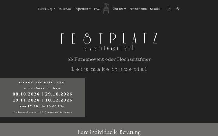 Skärmbild av festplatz-eventverleih.de