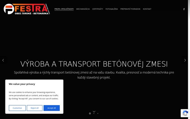 Screenshot di festra.sk