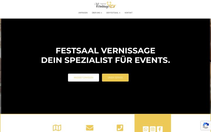 Екранна снимка на festsaal-vernissage.de