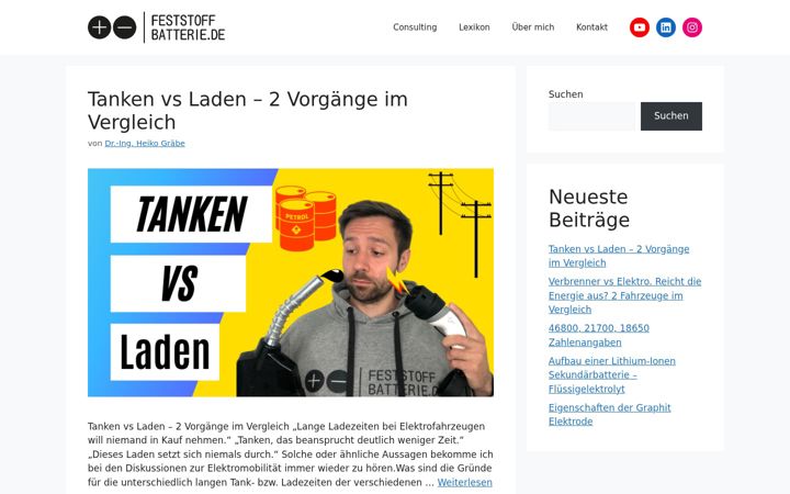 Screenshot of feststoffbatterie.de