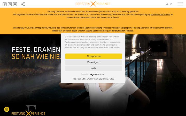Screenshot of festung-xperience.com