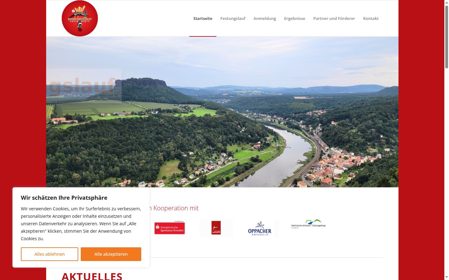 Ekraanipilt nõusolekubännerist, mida näidati enne mis tahes suhtlust