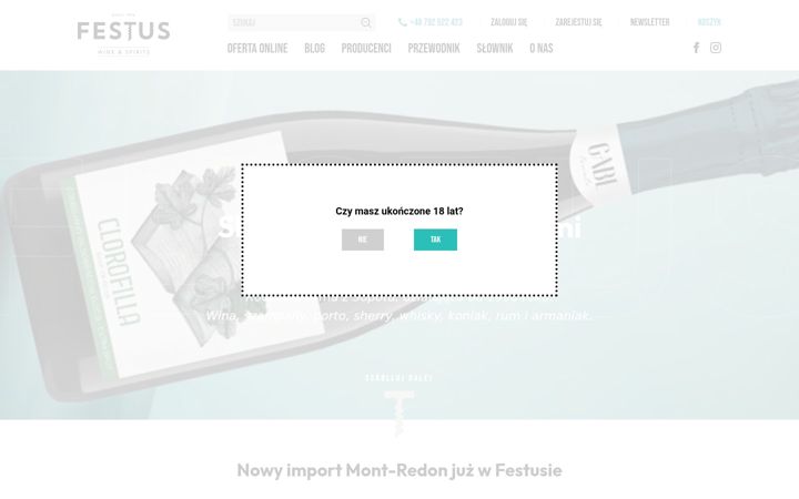 Screenshot of festus.pl