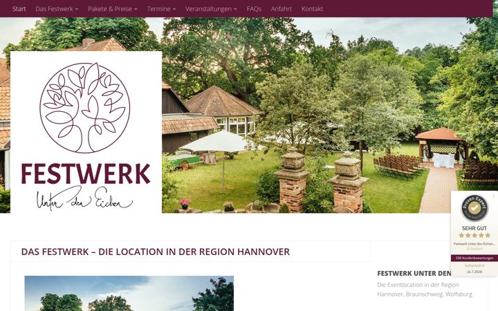 Екранна снимка на festwerk-unter-den-eichen.de