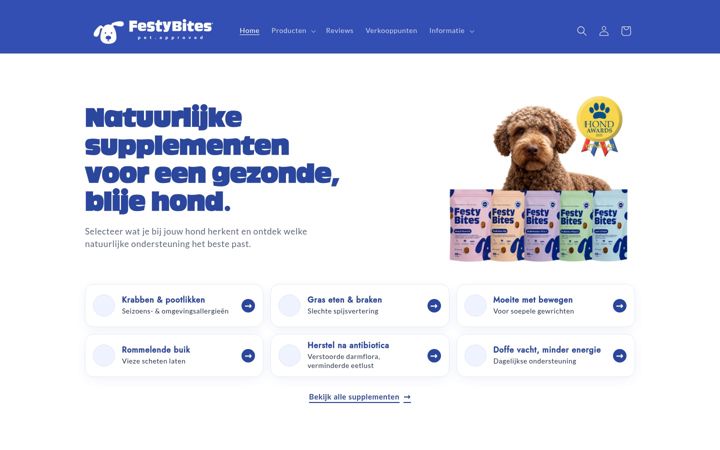 Screenshot of festybites.com