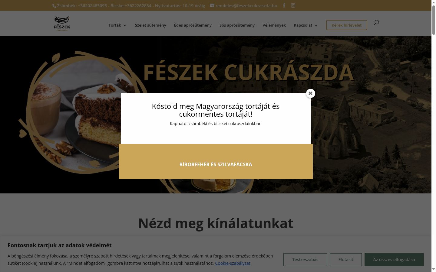Kuvakaappaus suostumusbannerista, joka näytettiin ennen mitään vuorovaikutusta