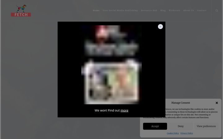 Screenshot von fetchsocialmedia.co