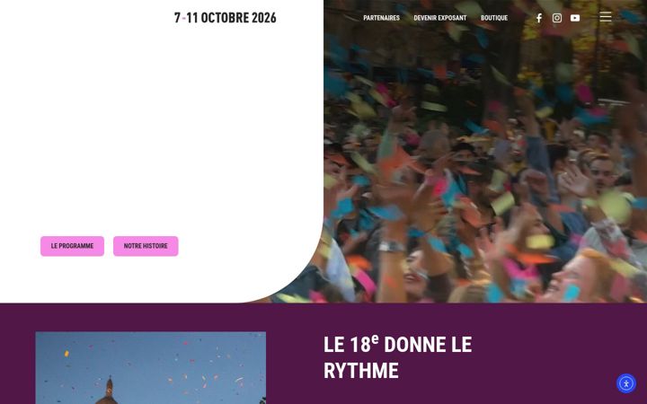 Screenshot of fetedesvendangesdemontmartre.com