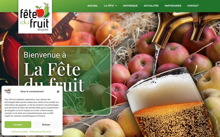 Screenshot of fetedufruitmagnee.be