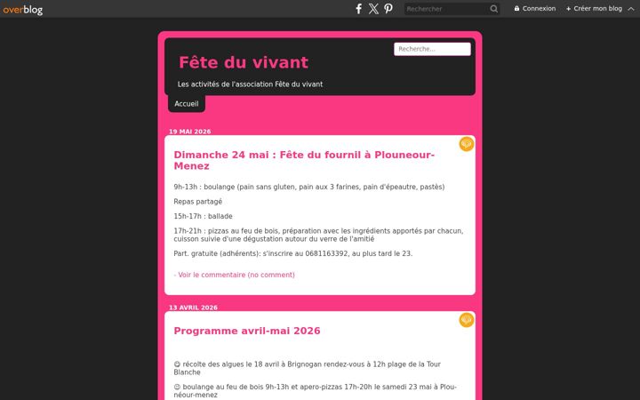 Screenshot of feteduvivant.com