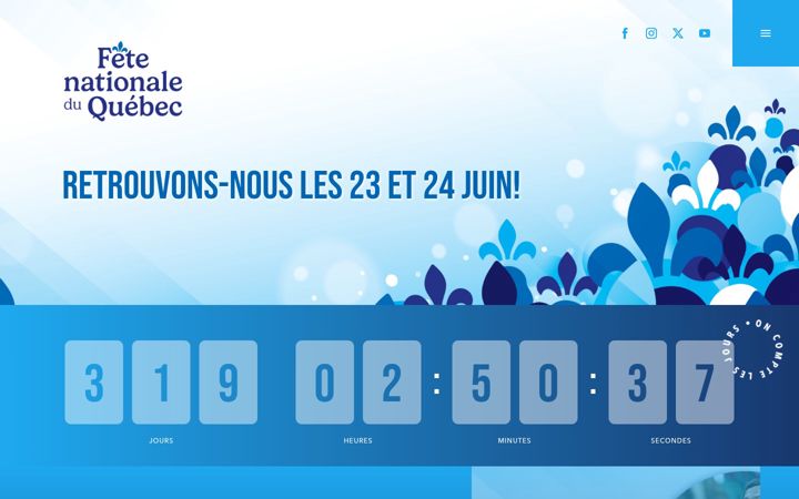 Screenshot of fetenationale.gouv.qc.ca