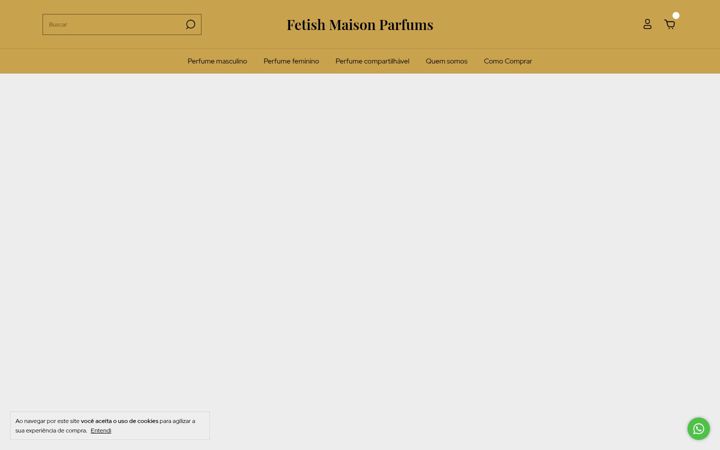 Snimka zaslona za fetishmaisonparfums.com.br