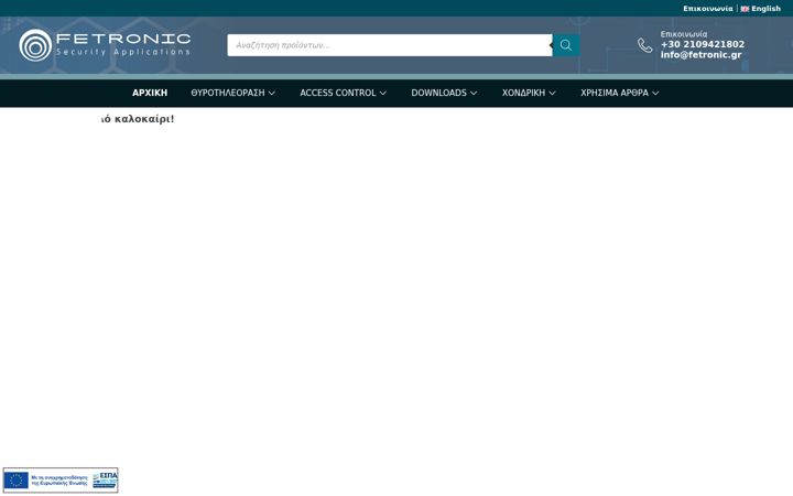 Screenshot of fetronic.gr
