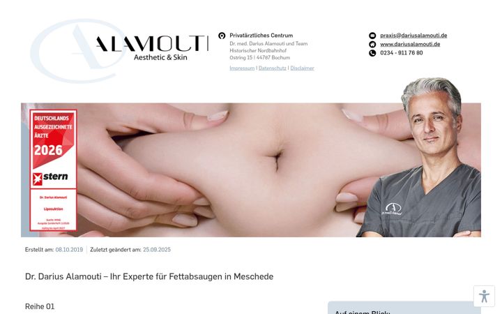 Skärmbild av fettabsaugen-meschede.de