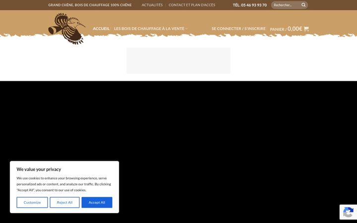 Screenshot of feudechene.com