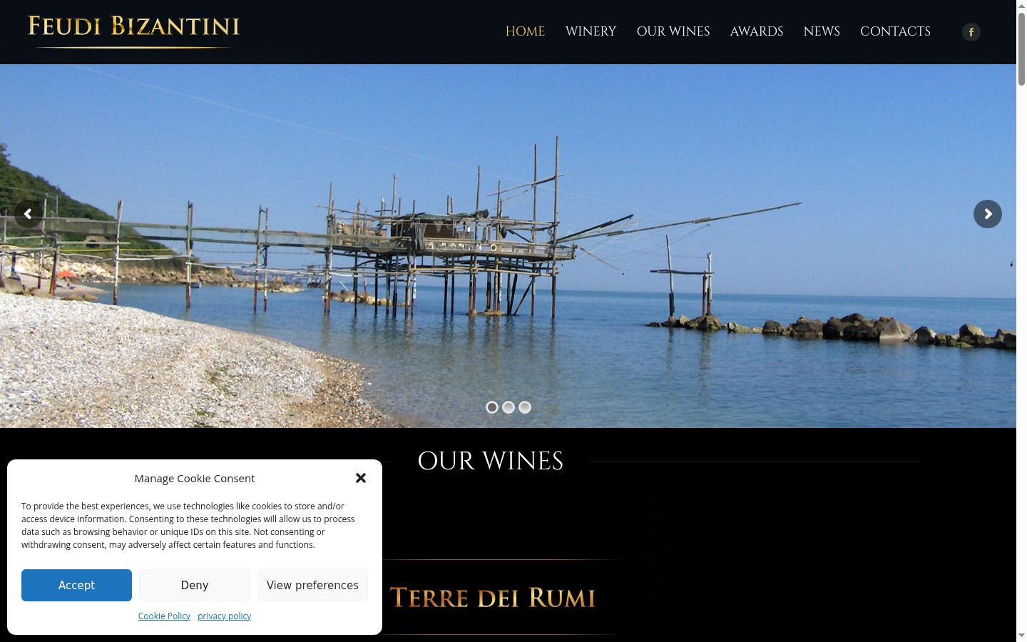 Screenshot tal-banner tal-kunsens muri qabel kwalunkwe interazzjoni